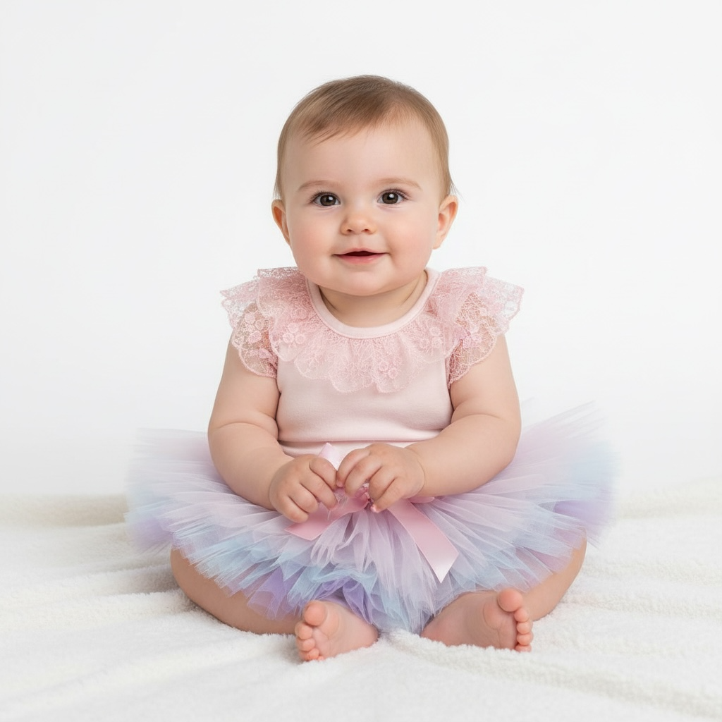 Caramelo Kids - pink lace body suit