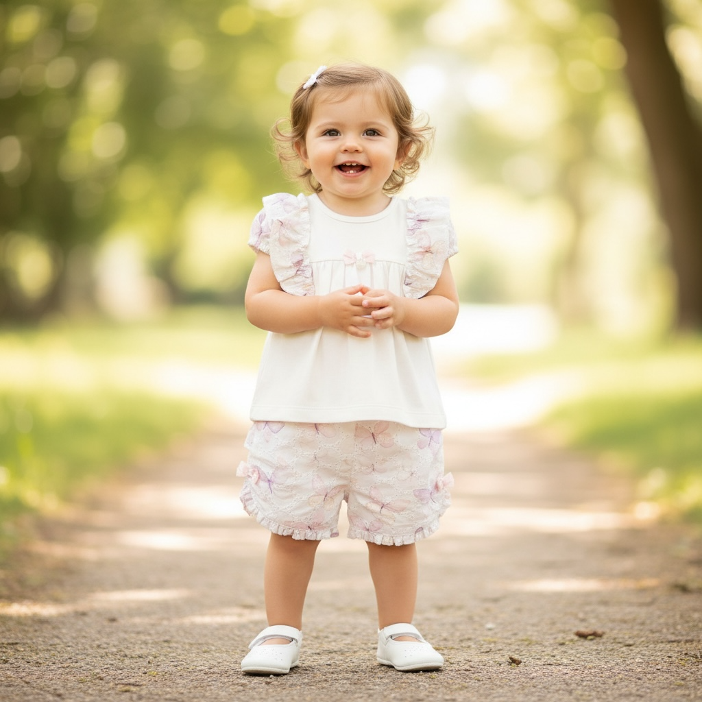 Mintini - Shorts and blouse