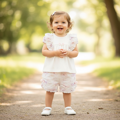 Mintini - Shorts and blouse