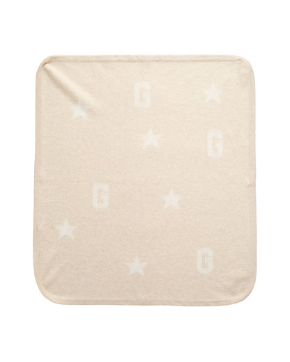 Gant - Light beige, fine knit blanket