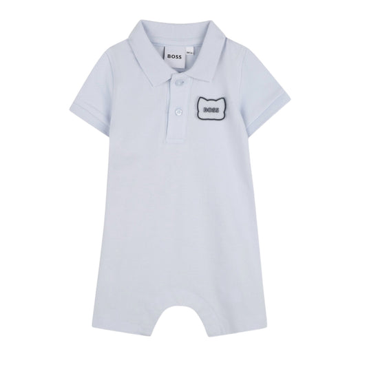 Boss - Baby romper, pale blue