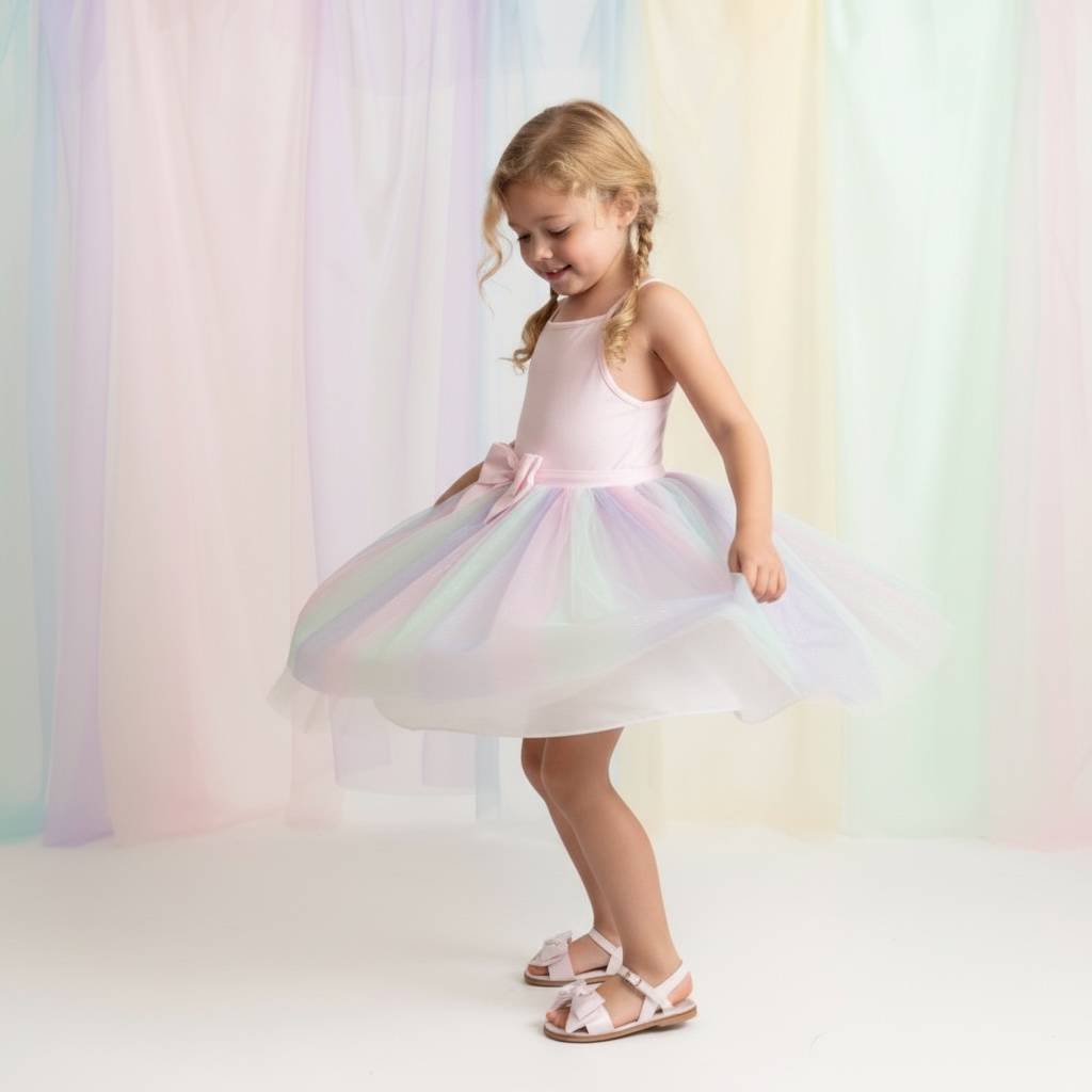Caramelo Kids - Dress Rainbow