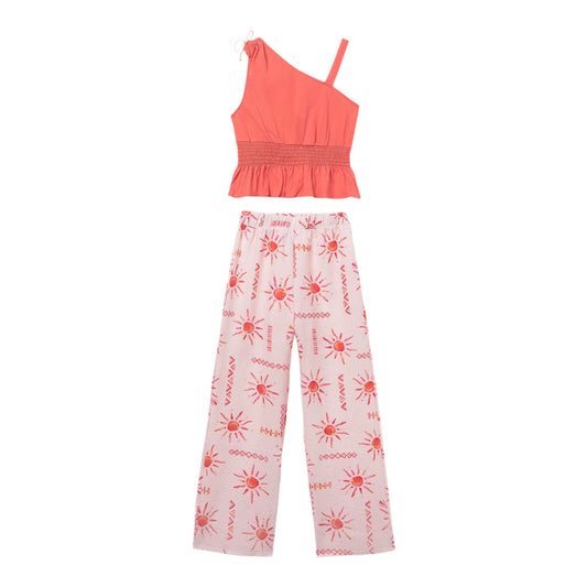 Mayoral - Top & Trouser Set, Coral