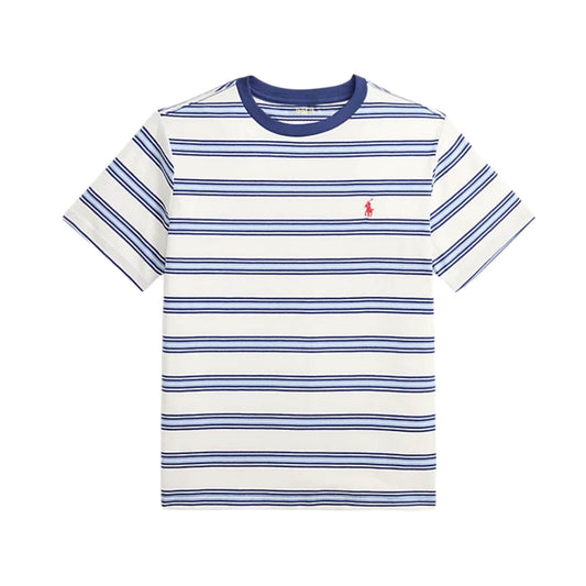 Ralph Lauren - T-shirt, White and Blue Stripe