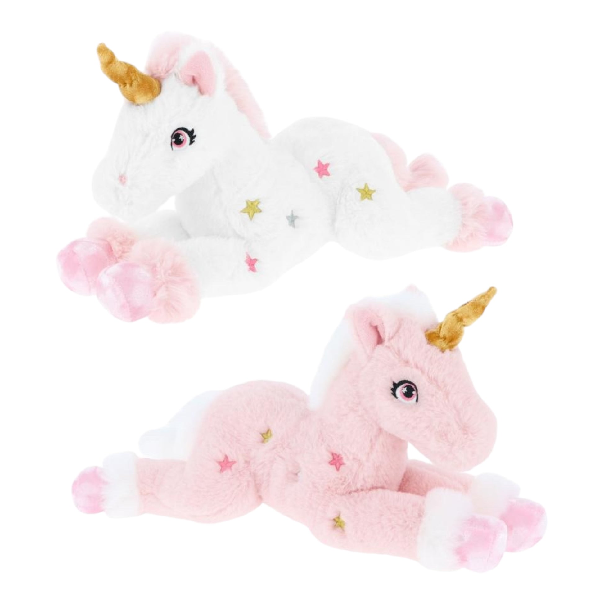 Keel, soft toy, Keel eco - Star unicorn, pink and white