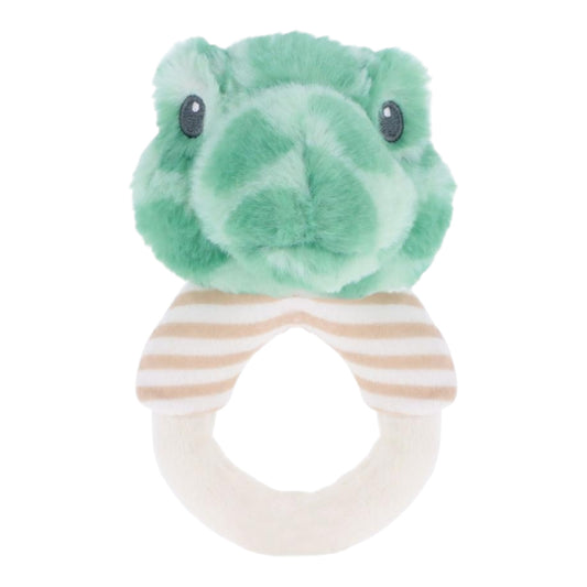 Keel, soft toy, Keel eco - Terry Turtle, rattle ring