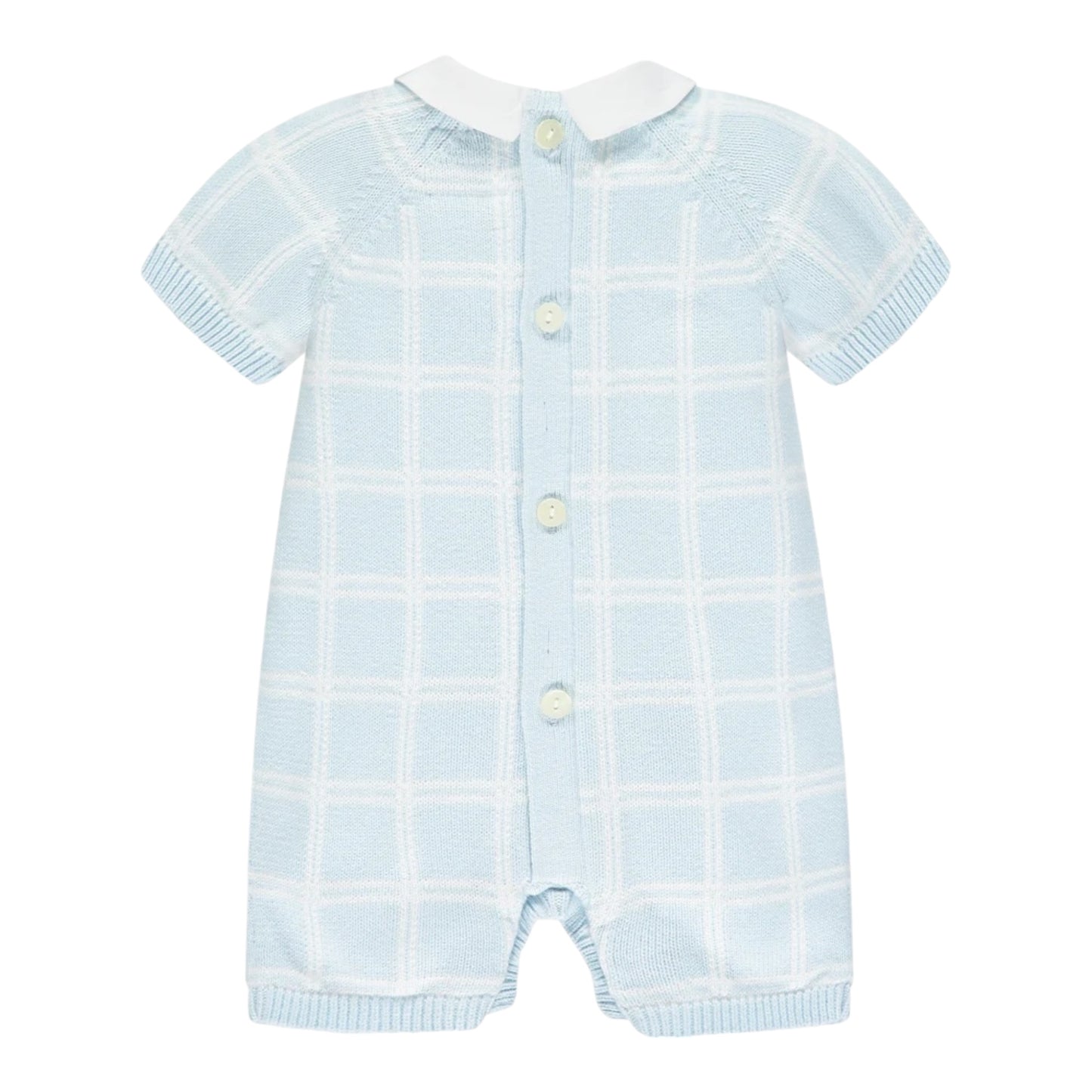 Emile et Rose, rompers, Emile et Rose - Pale blue and white all in one, Danny