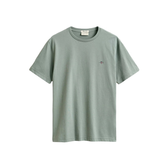 Gant - T-shirt, sage green (12m - 7yr)