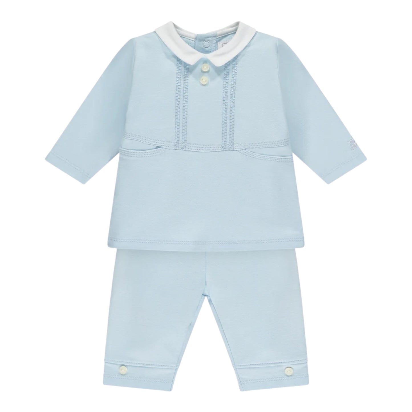 Emile et Rose, 2 piece outfits, Emile et Rose - Pale blue 2 piece outfit