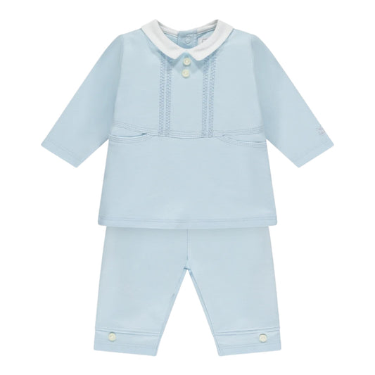 Emile et Rose, 2 piece outfits, Emile et Rose - Pale blue 2 piece outfit