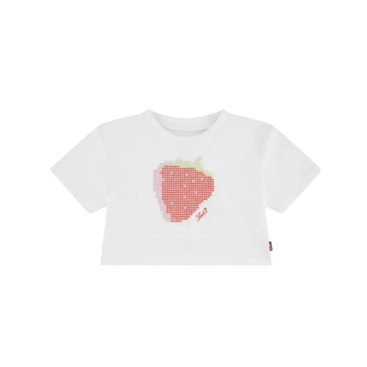 Levi's - Crop t-shirt, white, toddler