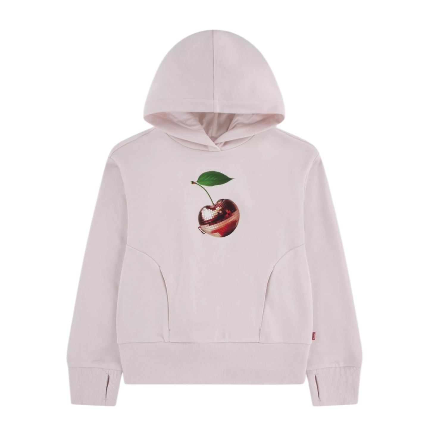 Levi's - Light pink hoodie with cherry print