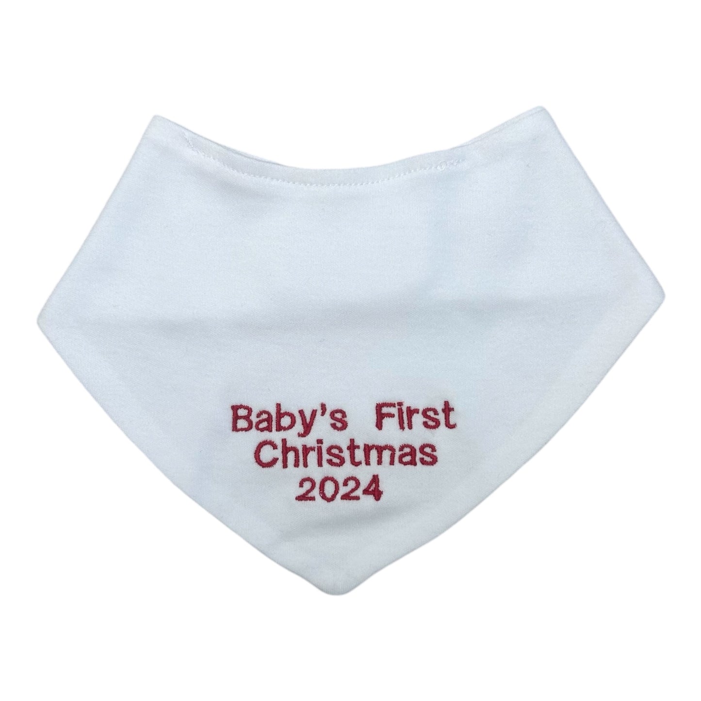 Betty Mckenzie - Personalised / Baby's first Christmas bib