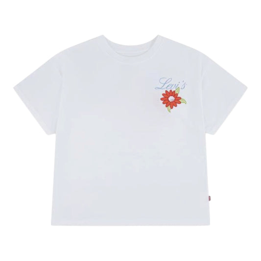 Levi's - White T-shirt with Floral back print