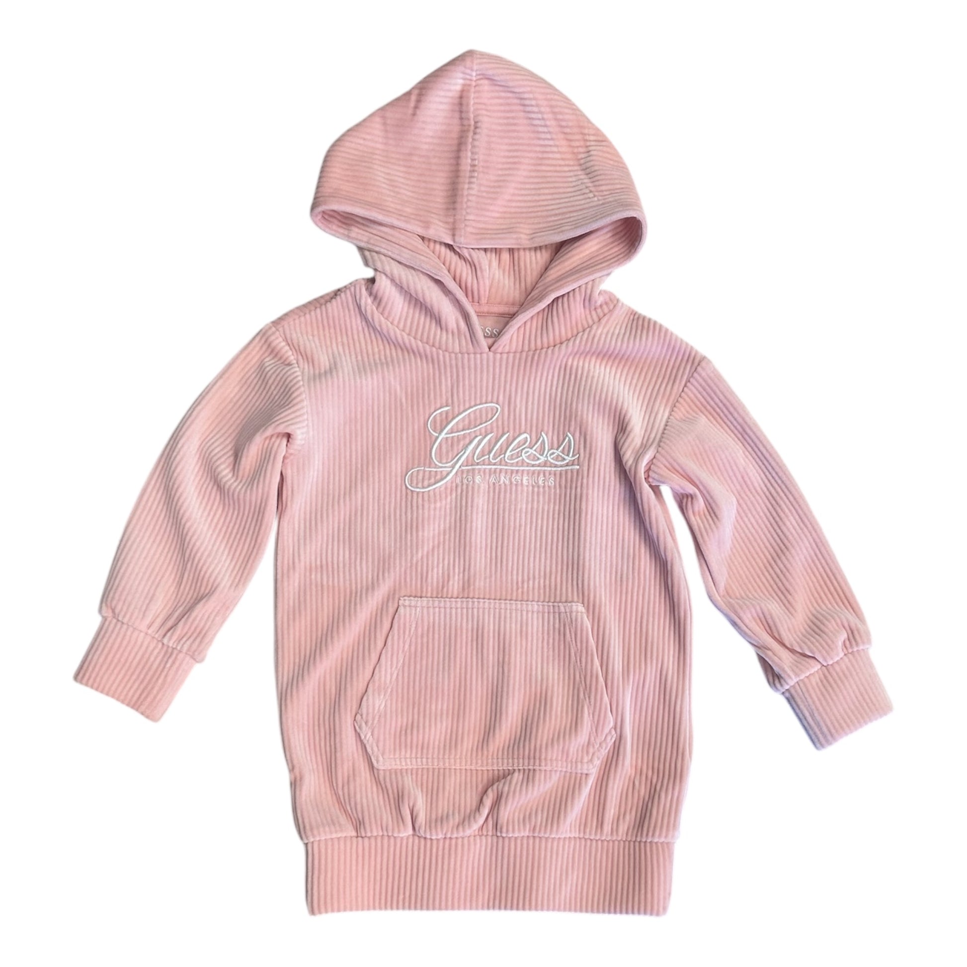 Guess, Dresses, Guess - Pink, velour, hoodie dress