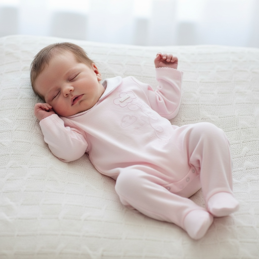 blues baby - Light pink romper