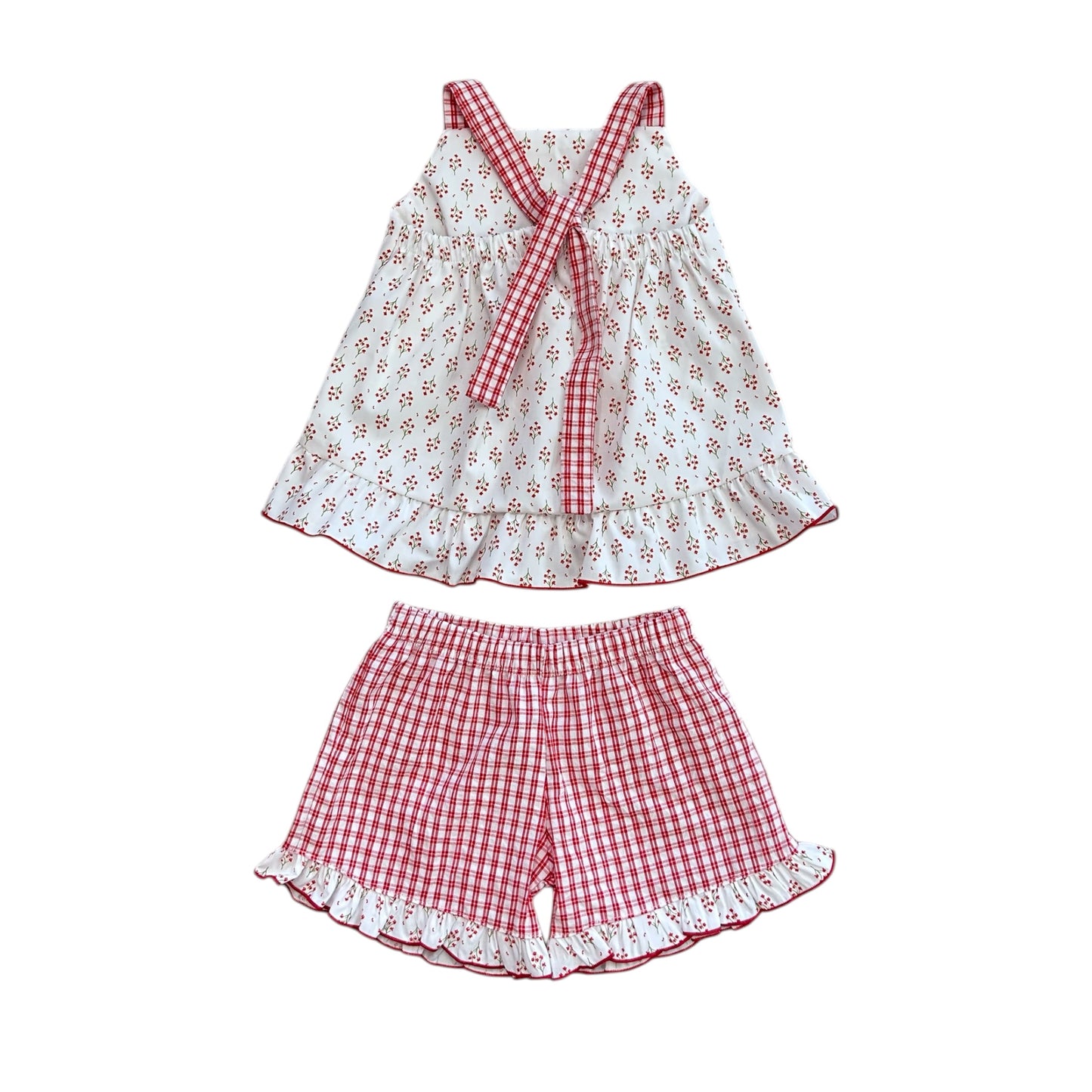 Rapife - Top and shorts set, red