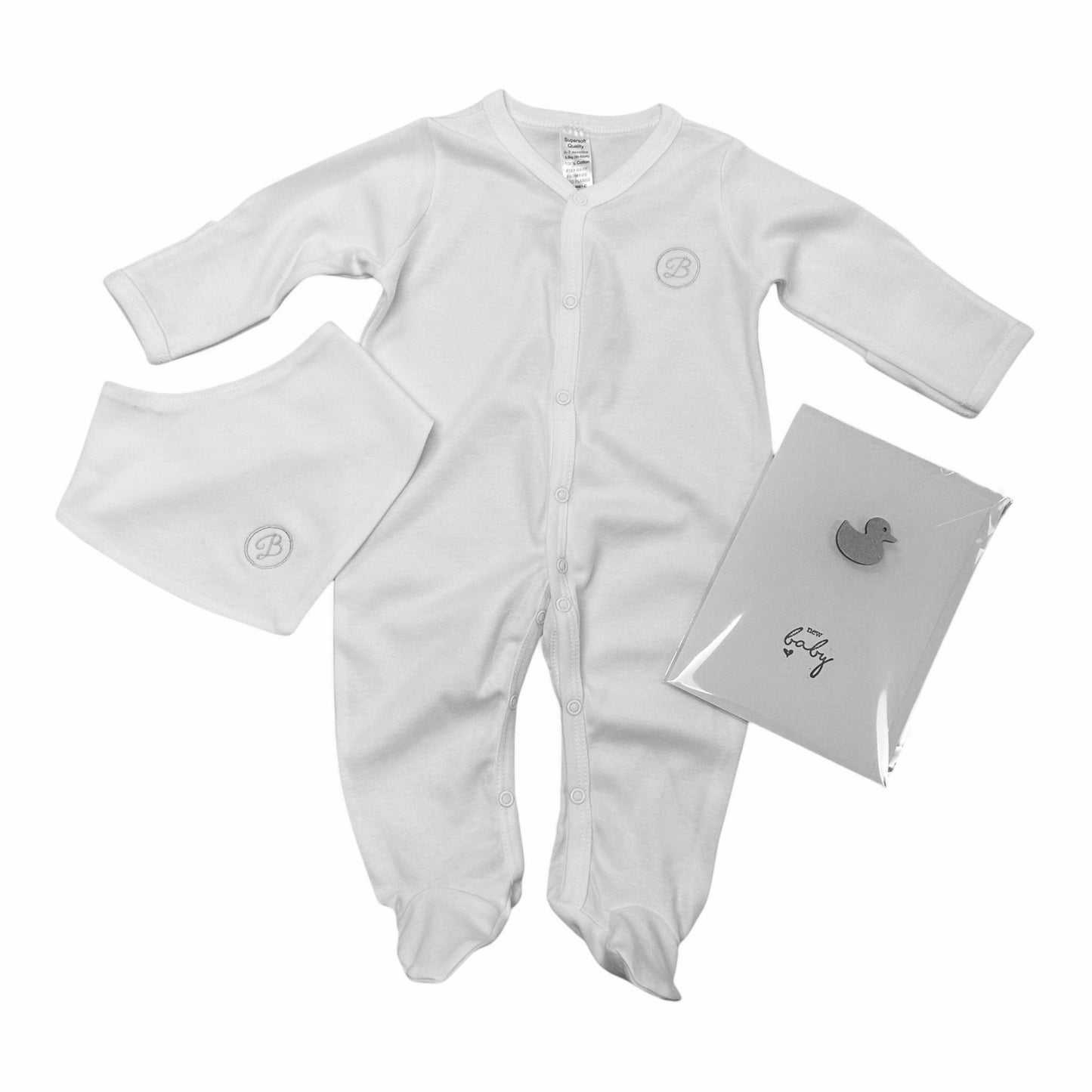 Betty Mckenzie, Baby Gift Sets, Betty Mckenzie - Romper Gift Set, Neutral