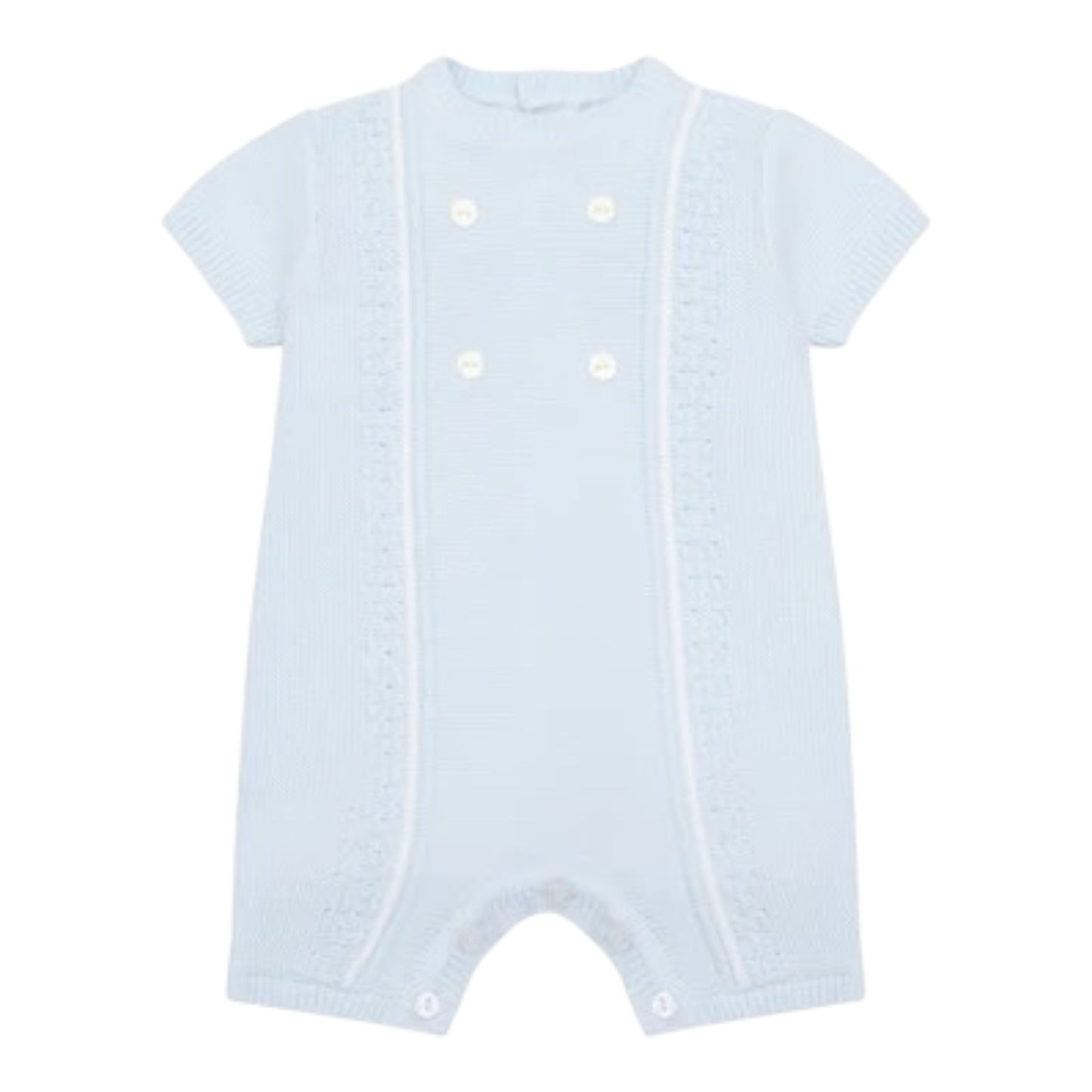 Emile et Rose, All in Ones, Emile et Rose - Pale blue  knit, all in one, shortie, James