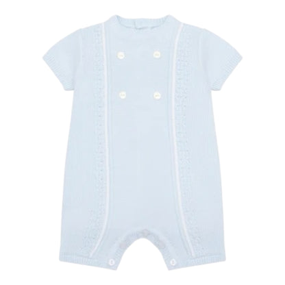 Emile et Rose, All in Ones, Emile et Rose - Pale blue  knit, all in one, shortie, James