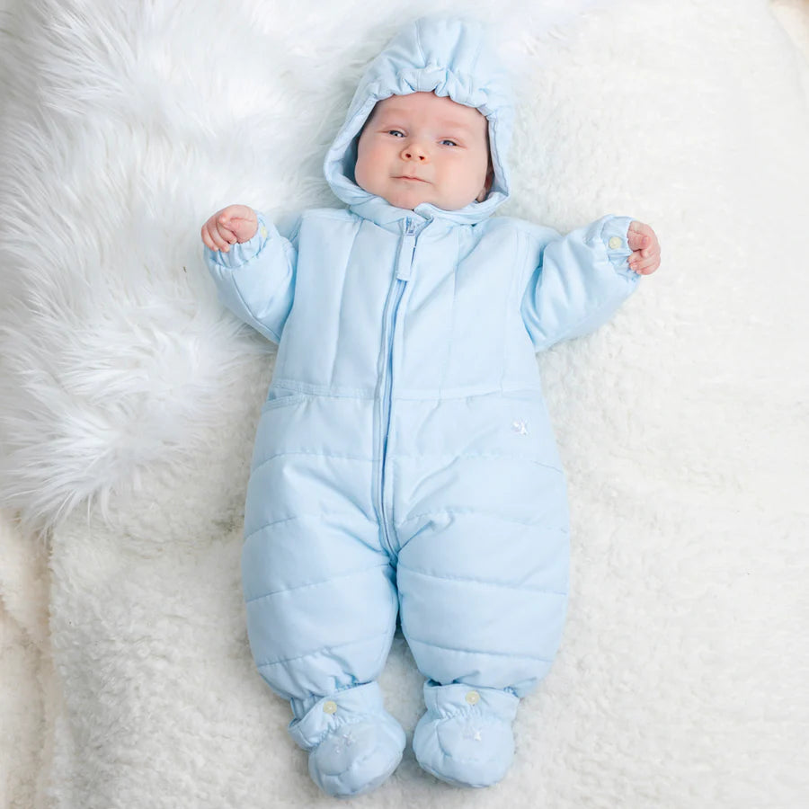 Emile et Rose, Snowsuits, Emile et Rose - Pale Blue snowsuit, Nelson