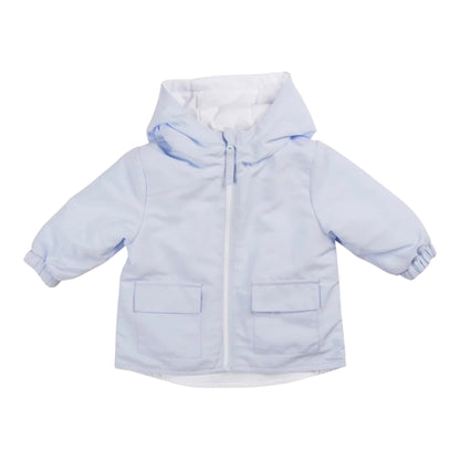 Mintini, Coats & Jackets, Mintini - Pale blue and white reversible  jacket