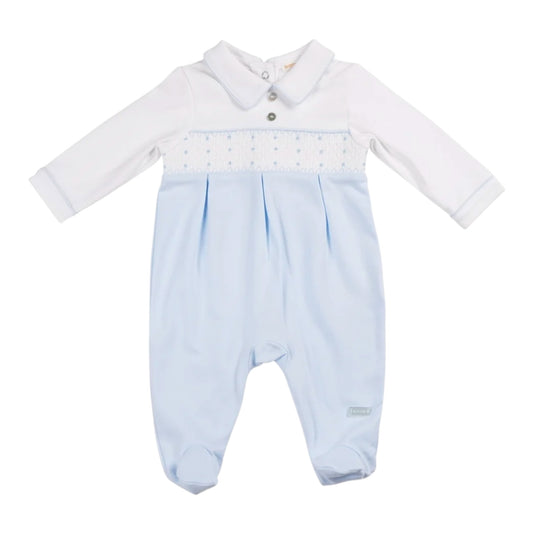 Mintini, All in ones, Mintini - All in one pale blue romper