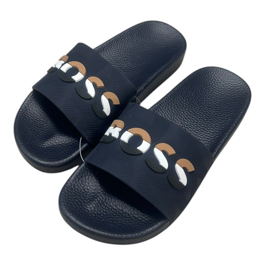 Boss, footwear, BOSS - Navy slides