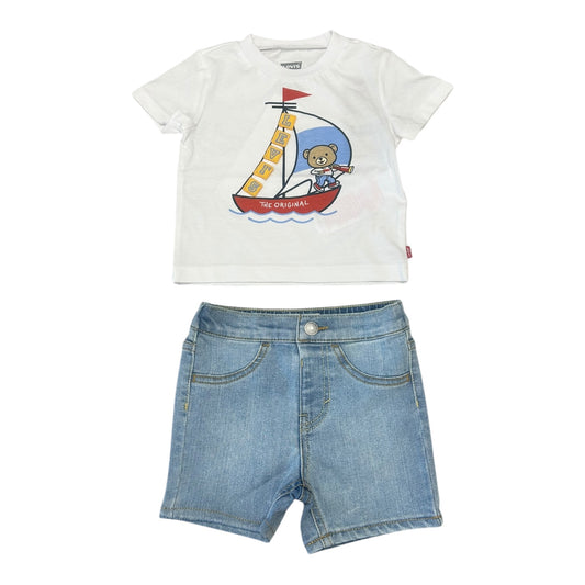 Levi's, 2 piece shorts outfits, Levi's - 2 piece shorts outfit, toddler