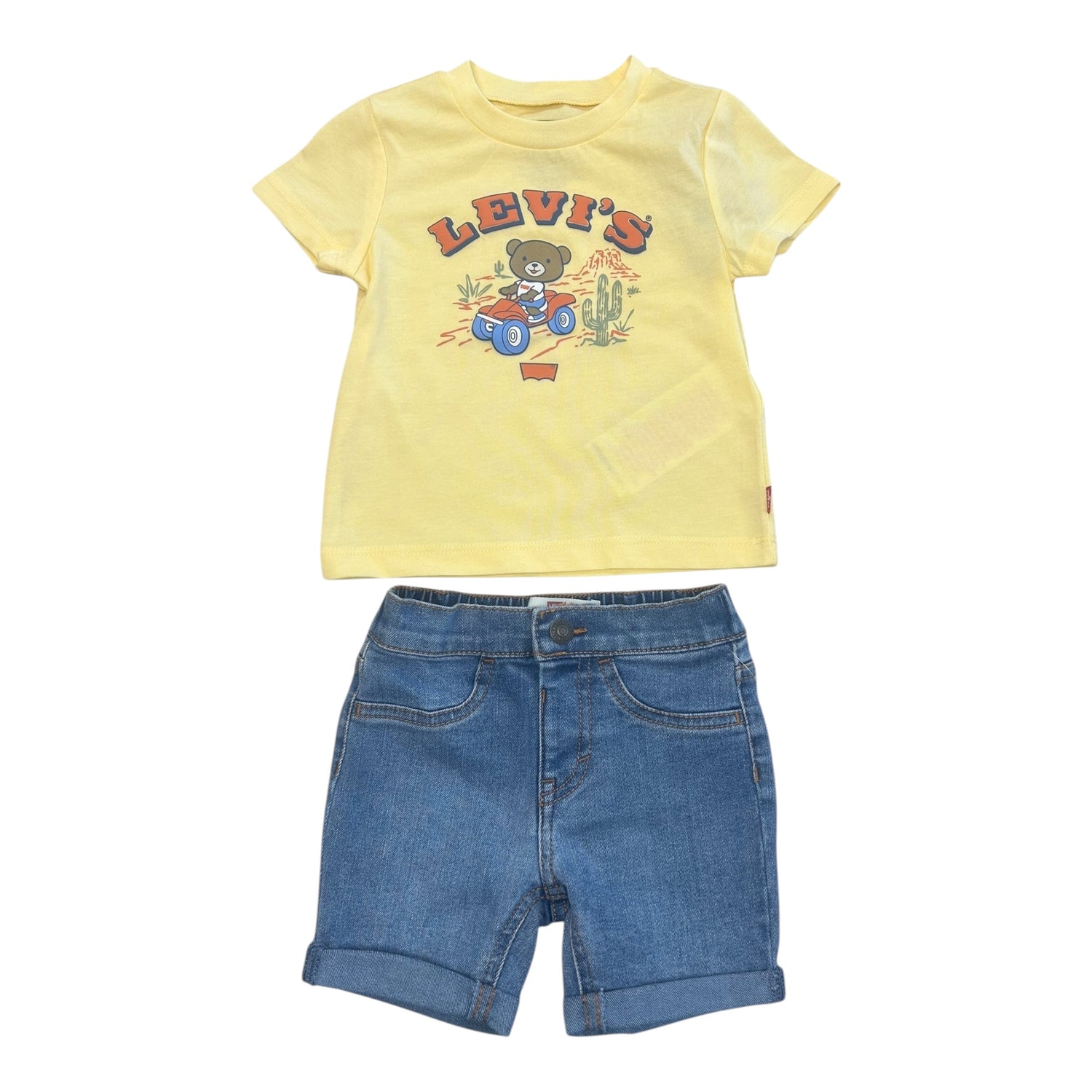 Levi's, 2 piece shorts outfits, Levi's - 2 piece shorts outfit, toddler