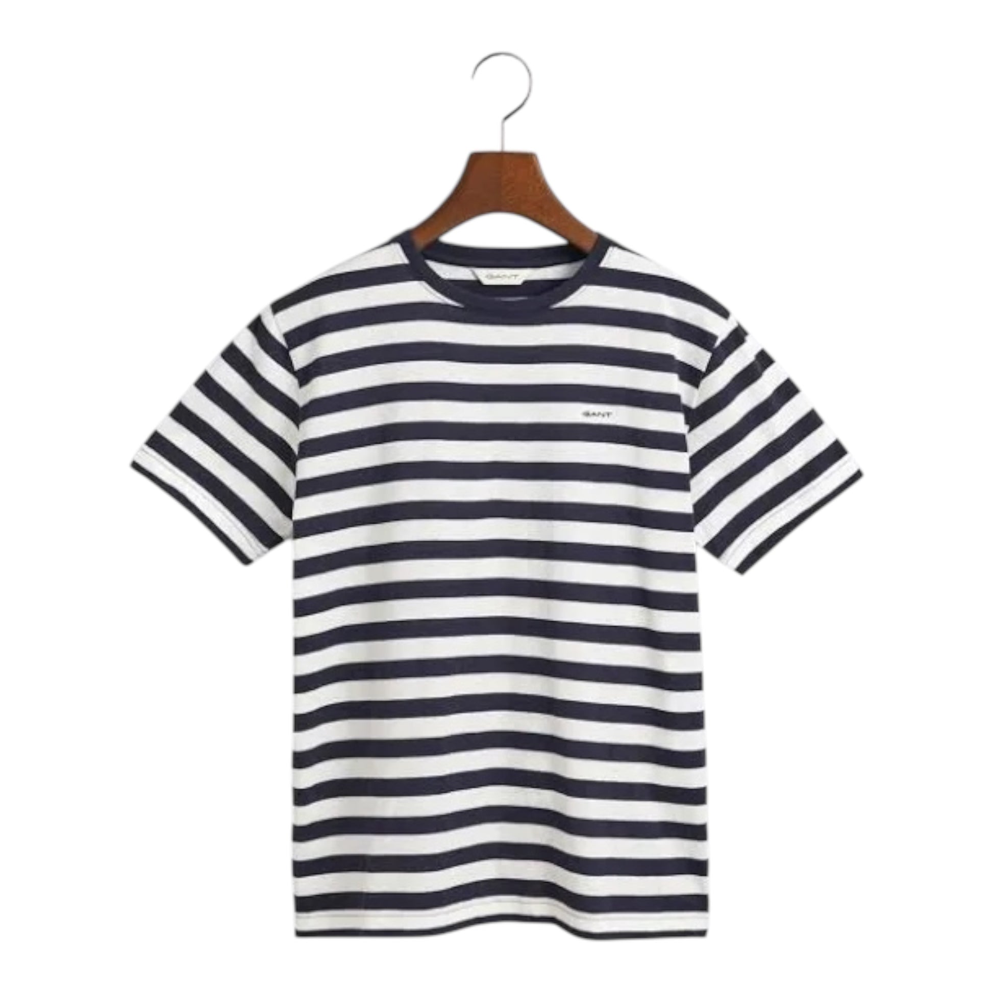 Gant, T-shirts, Gant - Navy and white stripe T-Shirt