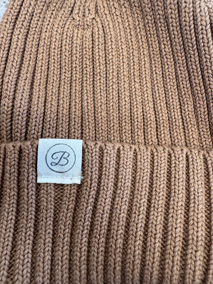 Betty Mckenzie - Cable Knit Hat, Biscuit