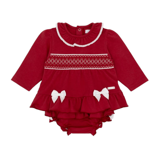 Amore - Red dress and frilly pants