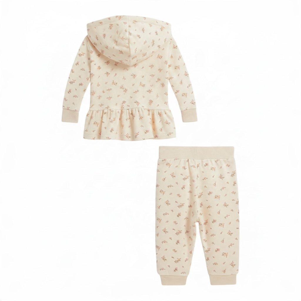 Ralph Lauren - Cream floral hoodie tracksuit