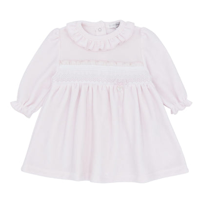 blues baby - Pink velour dress