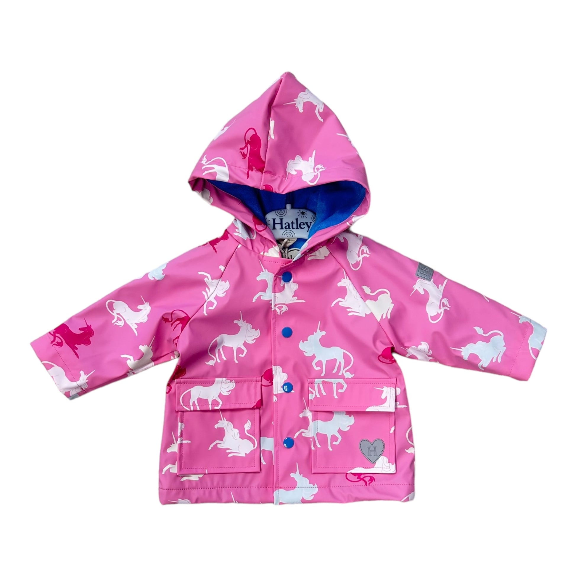 Hatley, raincoat, Hatley - Raincoat, Colour change unicorns