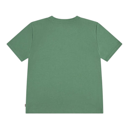 Levi's - Grass green crew neck T-shirt with LS Levi’s embroidery  (4-14rs)