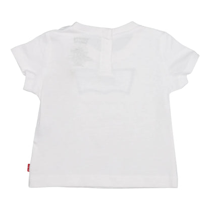 Levi's - Denim logo t-shirt, white. (12m - 36m)