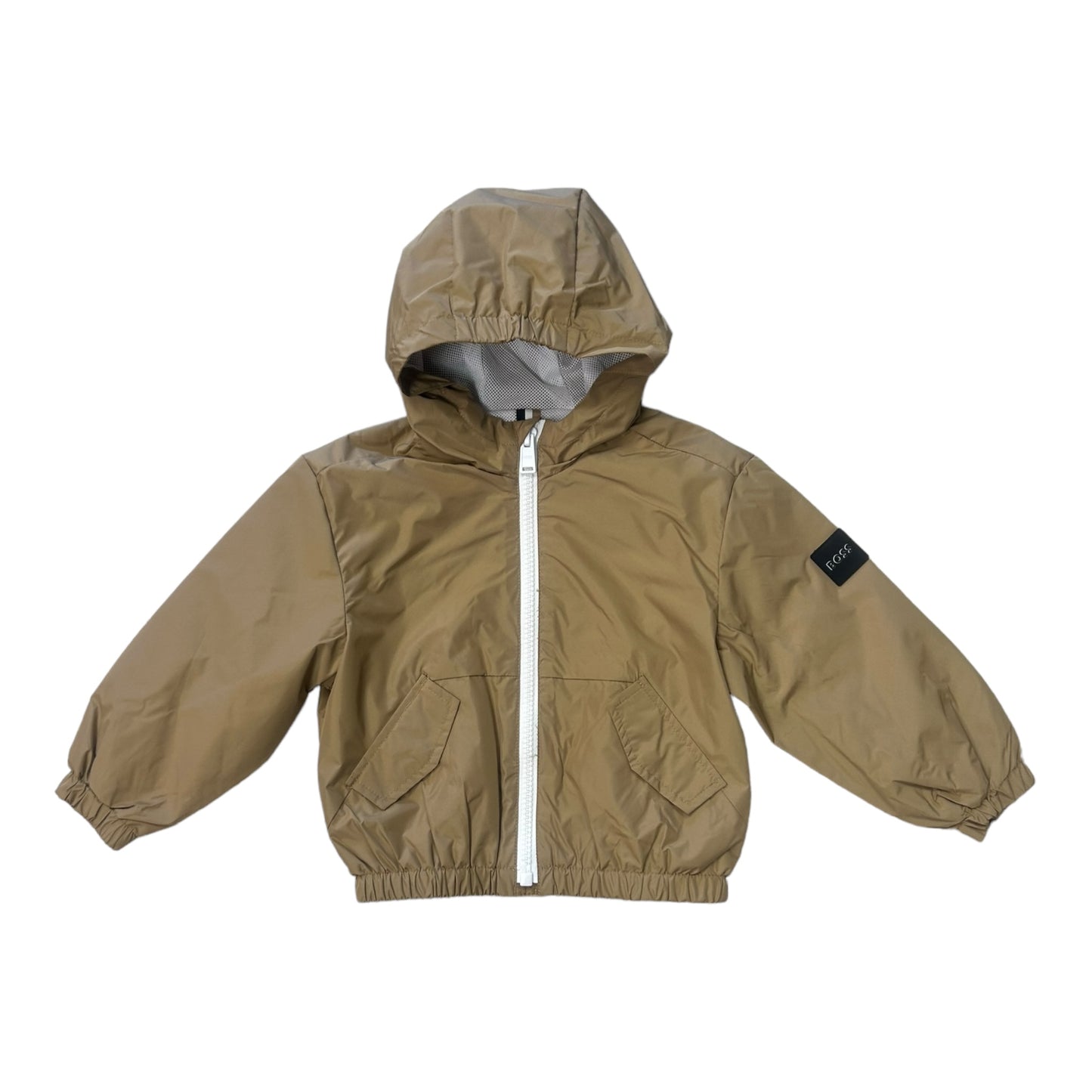 Boss, , Boss - Tan, water repellent hooded jacket