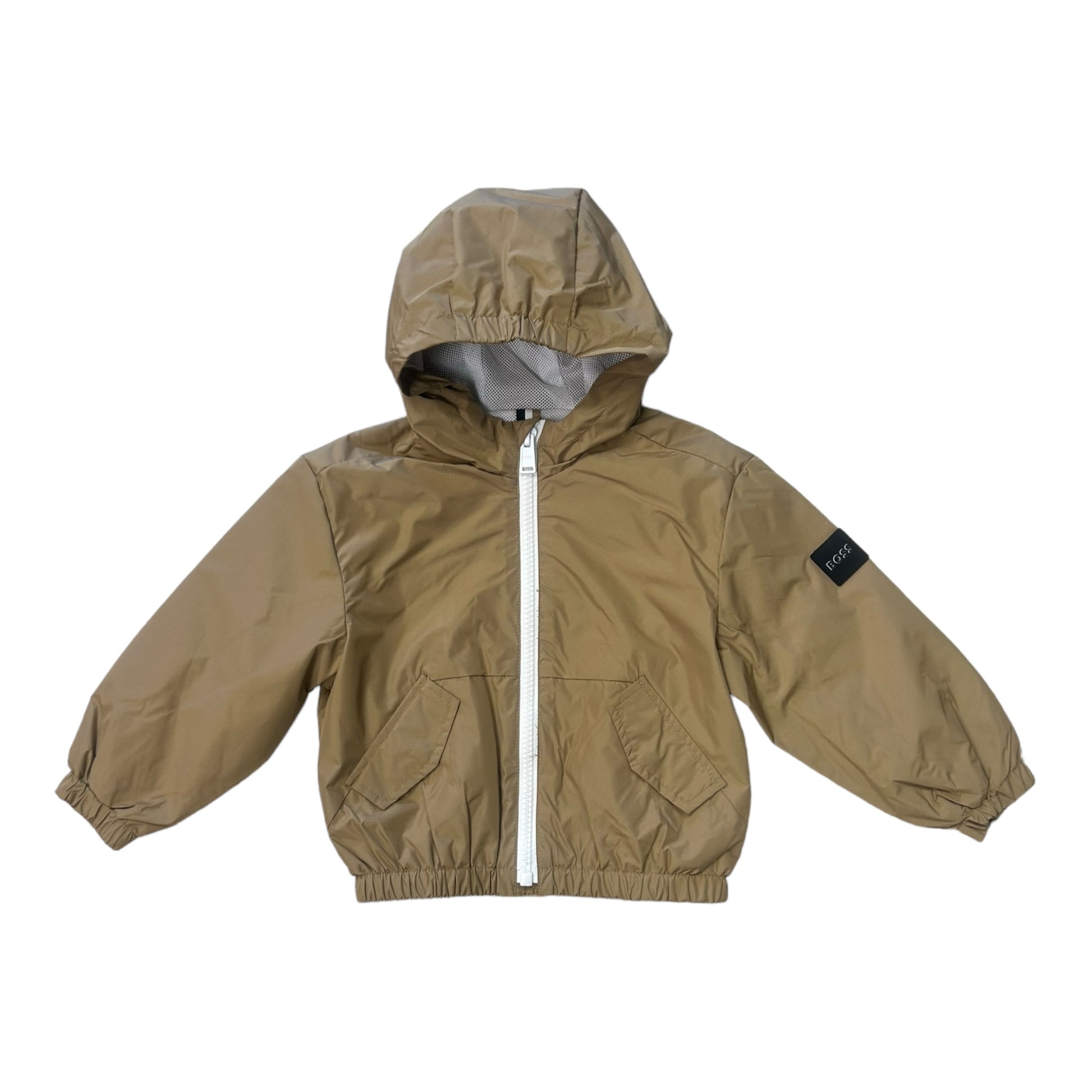 Boss, , Boss - Tan, water repellent hooded jacket