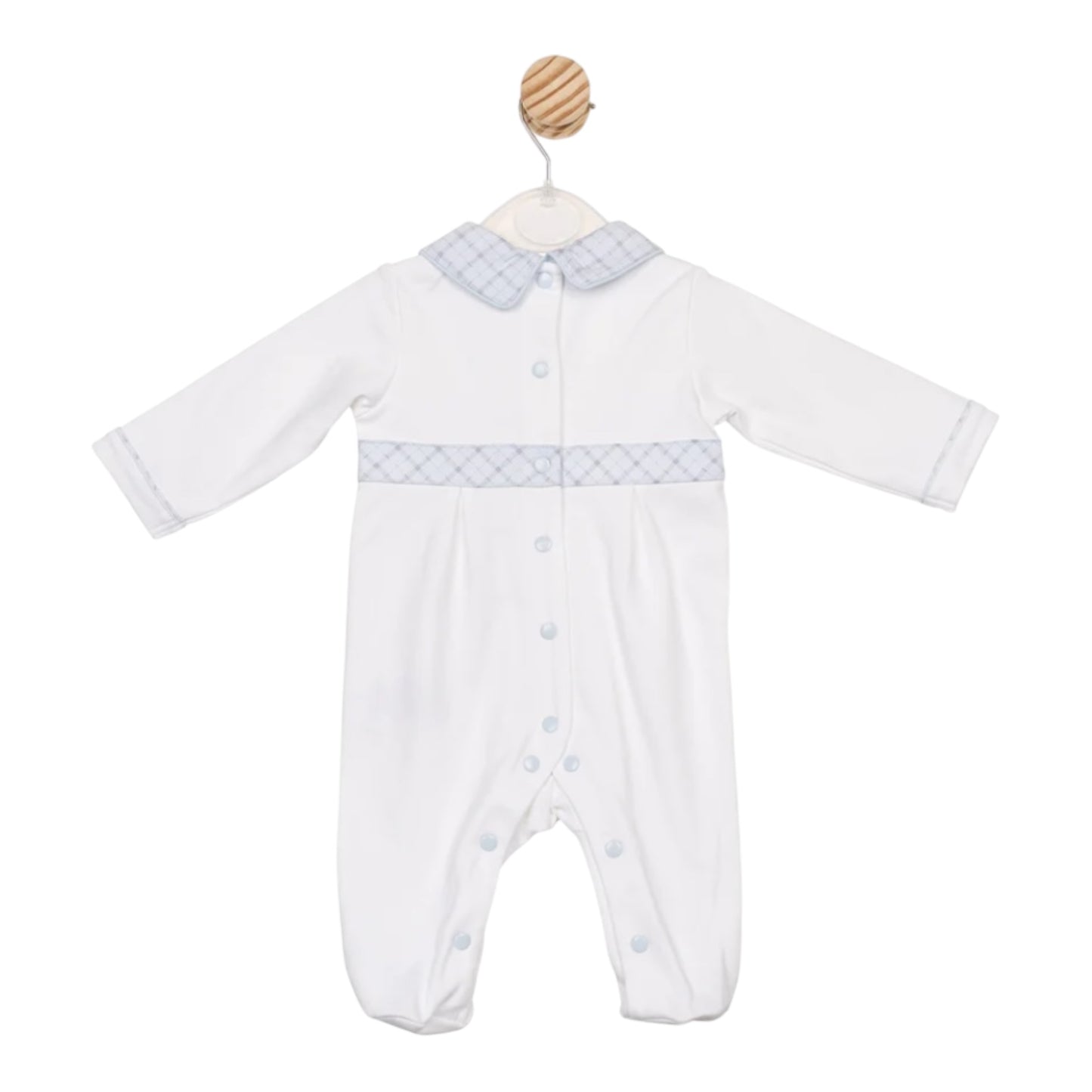 Mintini - White all in one with pale blue details