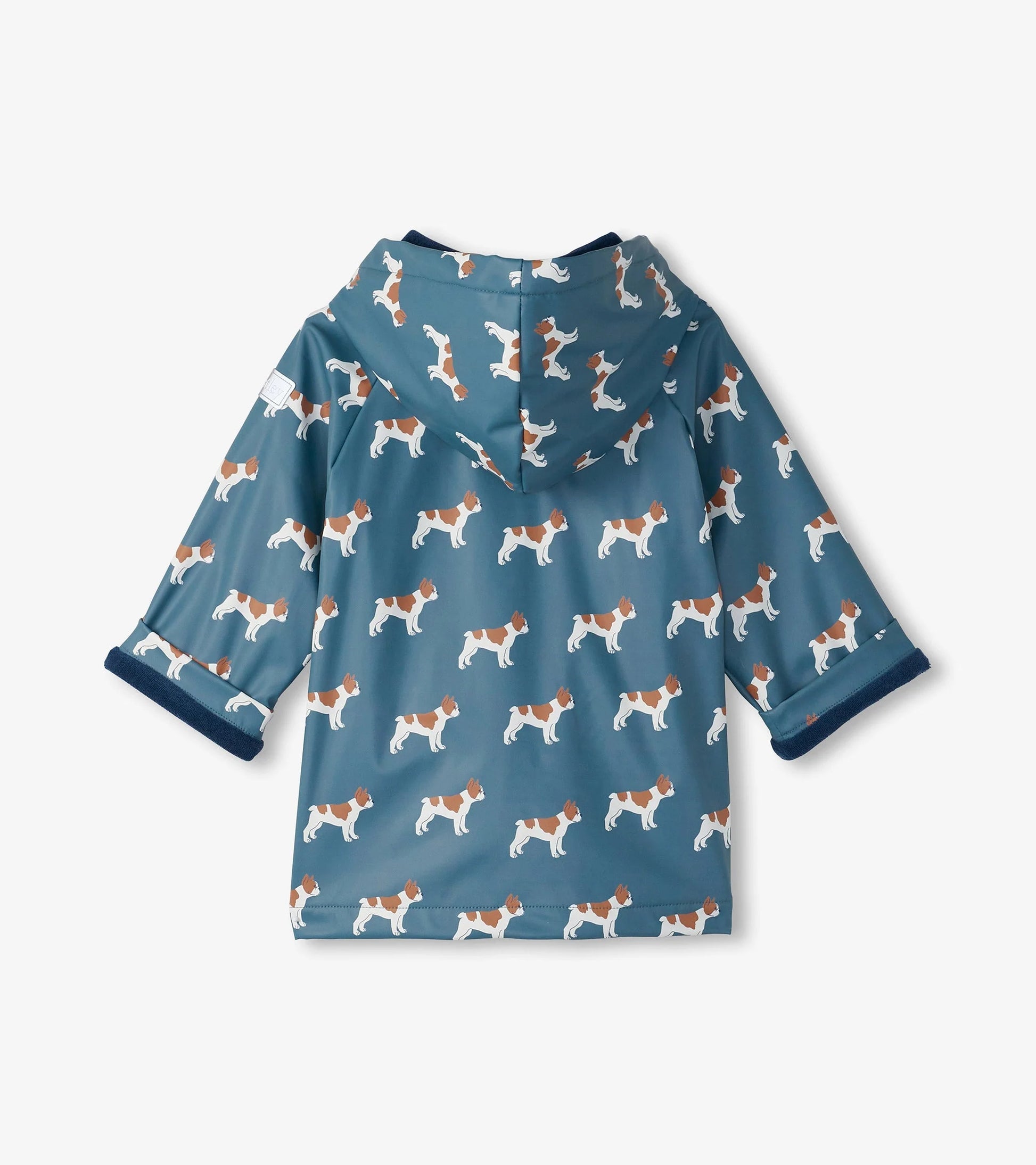 Hatley, raincoats, Hatley - French bulldogs pre-school raincoat, blue