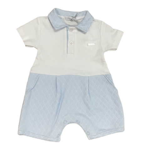 blues baby, rompers, blues baby - Pale blue romper, BB1203