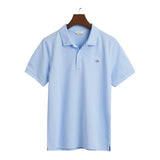 Gant - Short sleeve polo T-Shirt, light blue, Youth