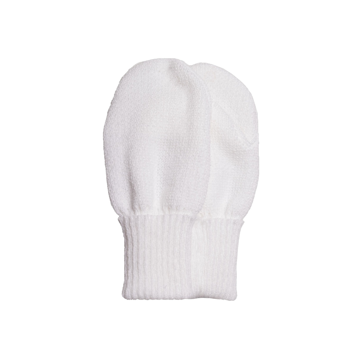 Satila - Baby mitts, Twiddle, white, with thumbs