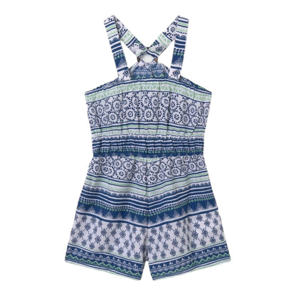 Mayoral, Playsuits, Mayoral - Blue patterned playsuit