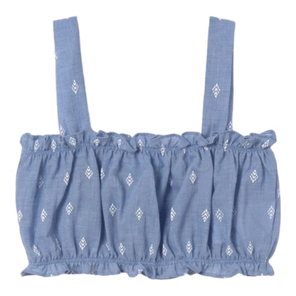 Mayoral -  Blouse set, chambray blue