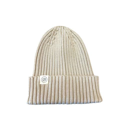 Betty Mckenzie - Cable Knit Hat, Stone