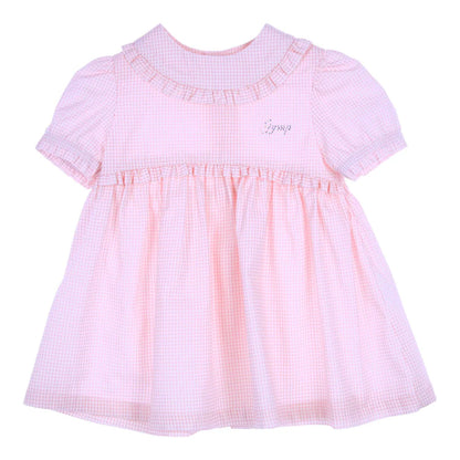 GYMP, Dresses, GYMP - White and pink gingham Dress, Atosio