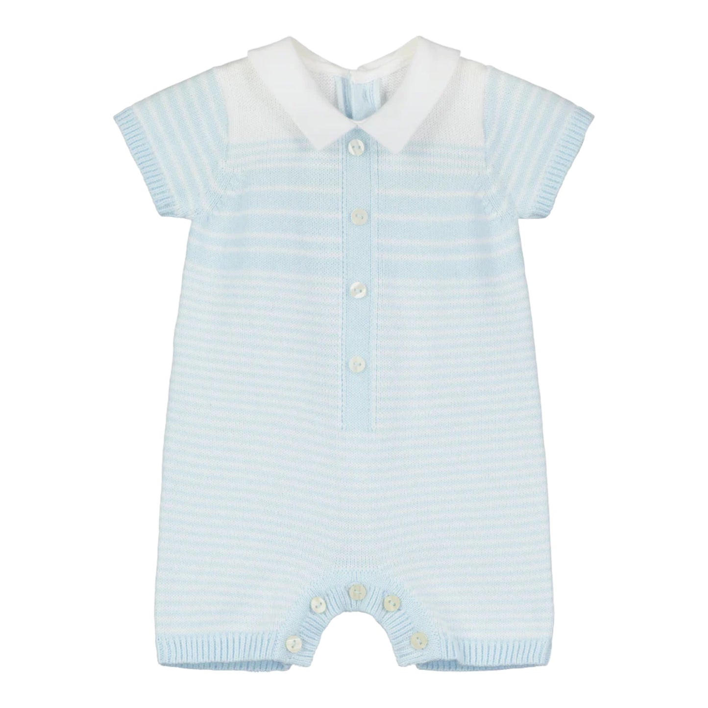 Emile et Rose, rompers, Emile et Rose - Baby Boys knit stripe all in one, Fabian